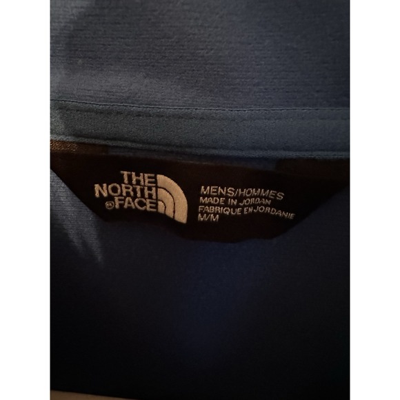 The North Face Men's Medium Chicago Sky Wintrust Bank Blue Quarter Zip - Picture 3 of 11